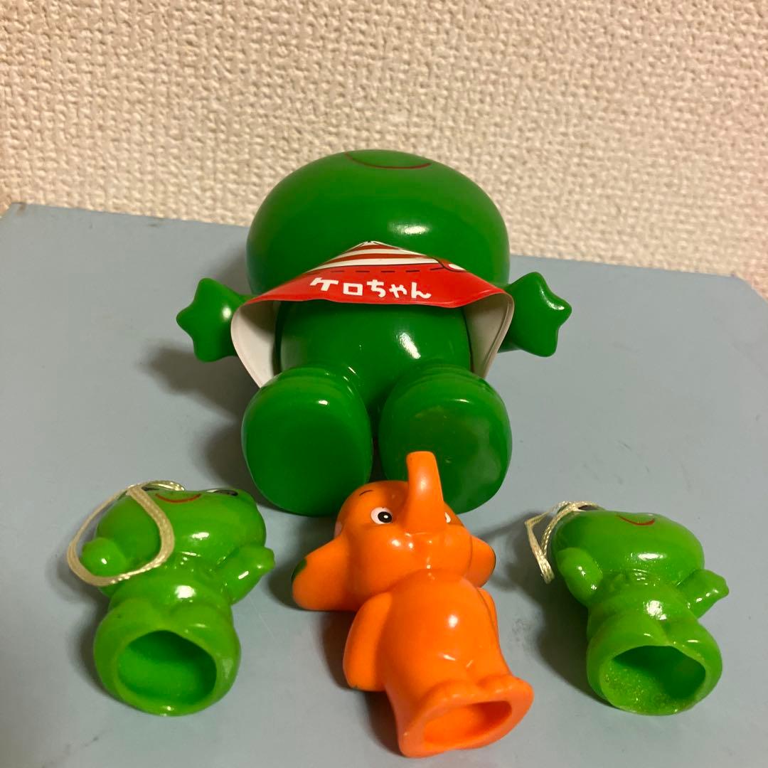 ケロちゃんフィギュア人形 サトちゃん 製薬会社ノベルティ 昭和レトロ