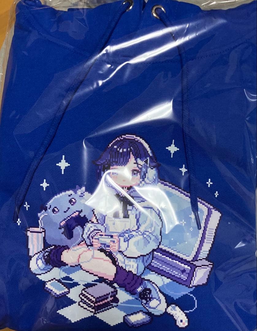 ぶいすぽっ！紡木こかげ 誕生日記念2025 パーカー ブルーL - メルカリ