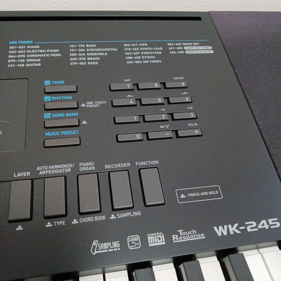 CASIO WK-245 電子キーボード 76鍵盤