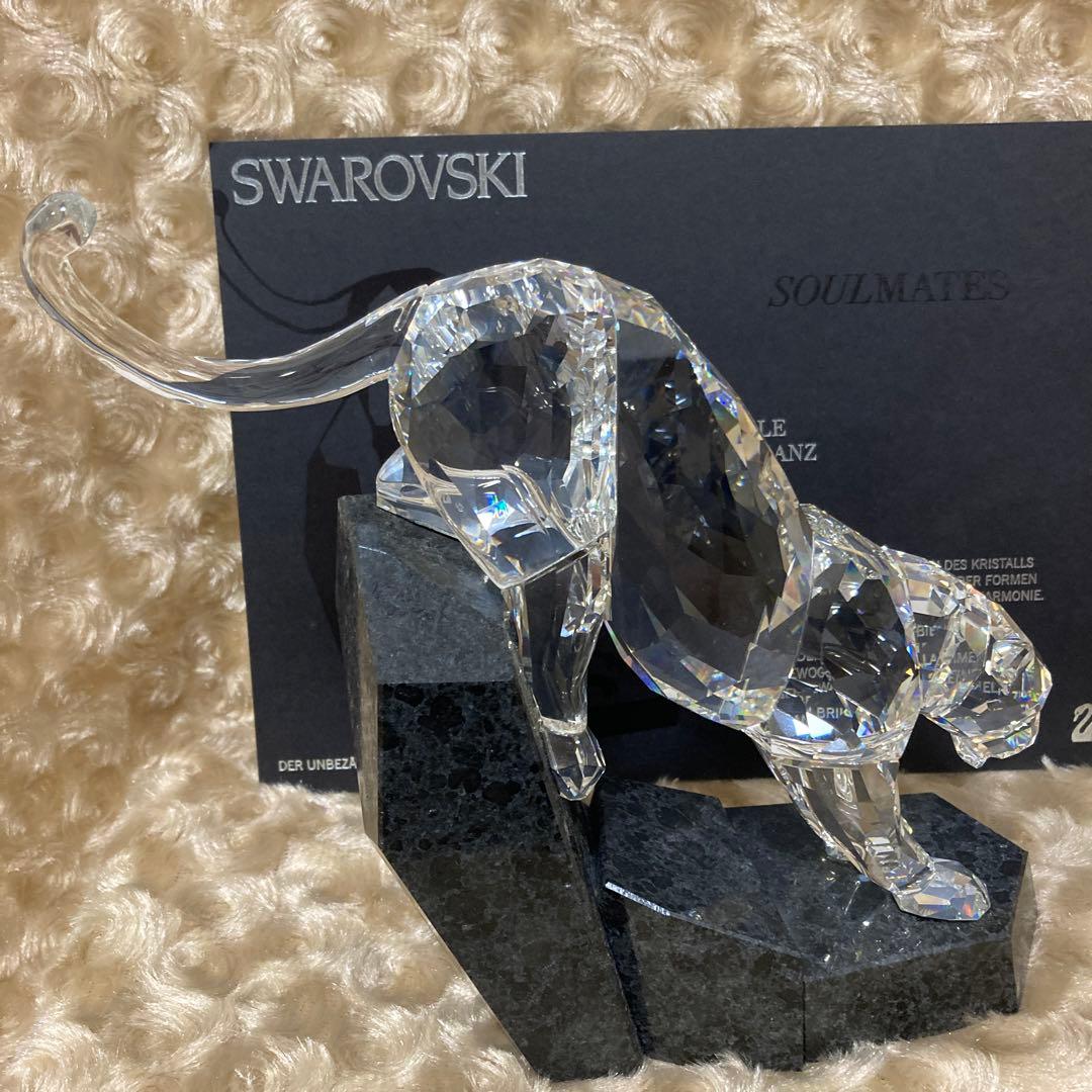 スワロフスキーSWAROVSKI クリスタル フィギュア パンサー874337