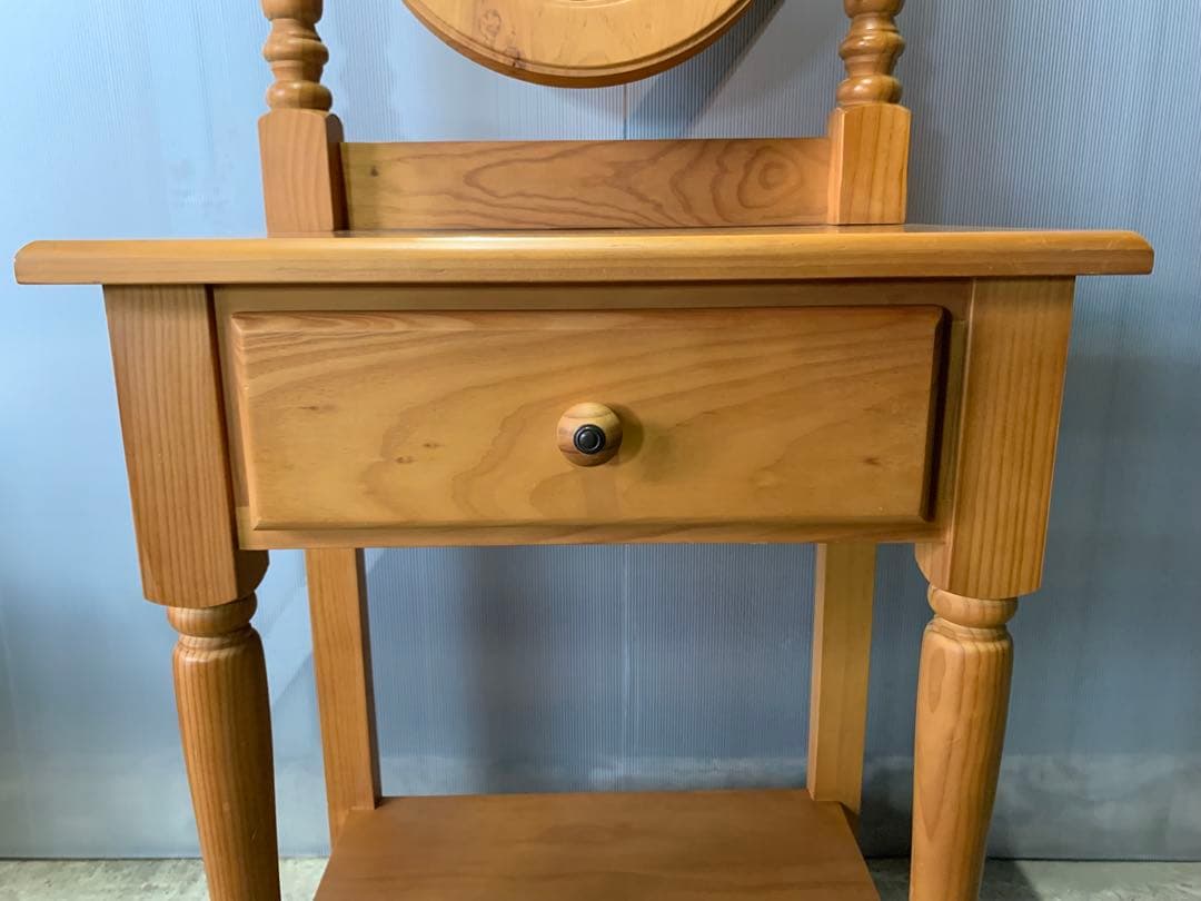 スペイン製 天然木 カントリー調ドレッサー フランスベッド スパニッシュ 家具