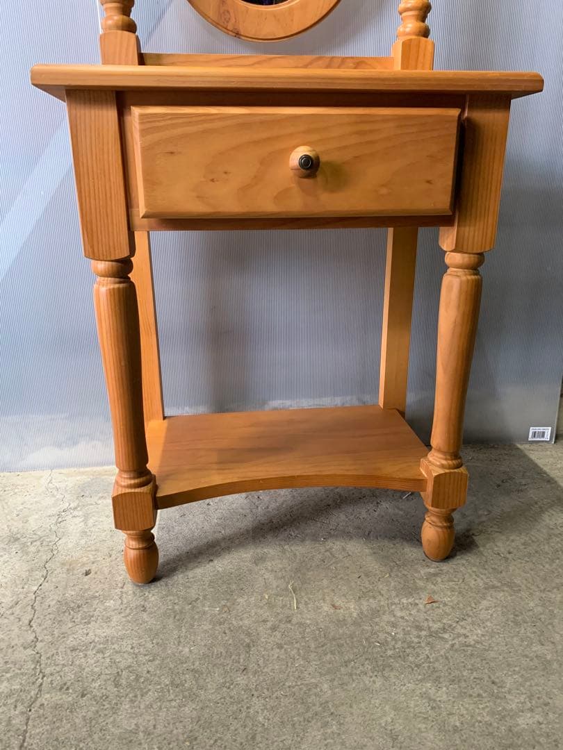 スペイン製 天然木 カントリー調ドレッサー フランスベッド スパニッシュ 家具