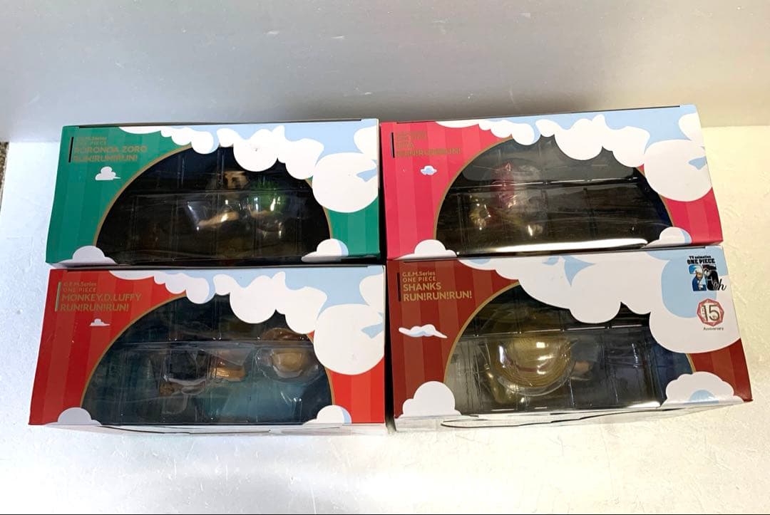 ワンピース　RUN!RUN!RUN! フィギュア　４点セット（新品未開封品）