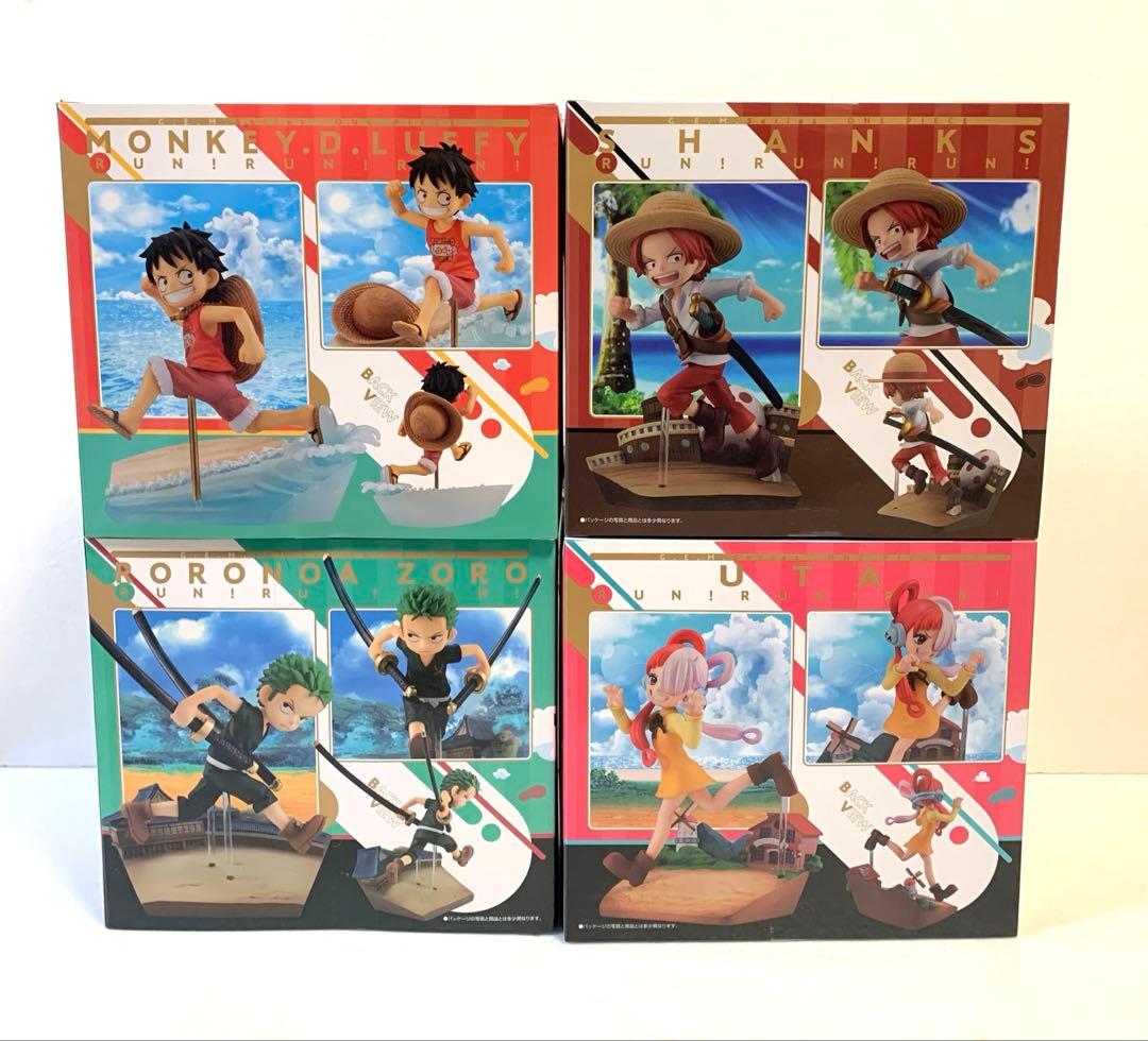 ワンピース　RUN!RUN!RUN! フィギュア　４点セット（新品未開封品）