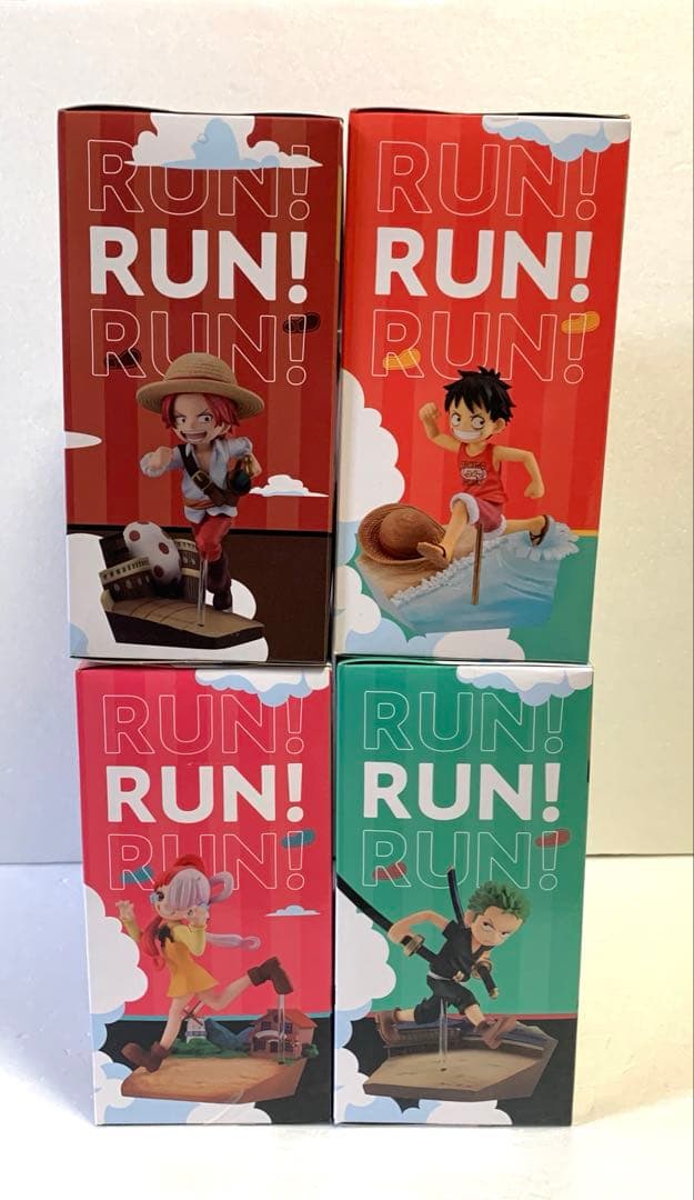 ワンピース　RUN!RUN!RUN! フィギュア　４点セット（新品未開封品）