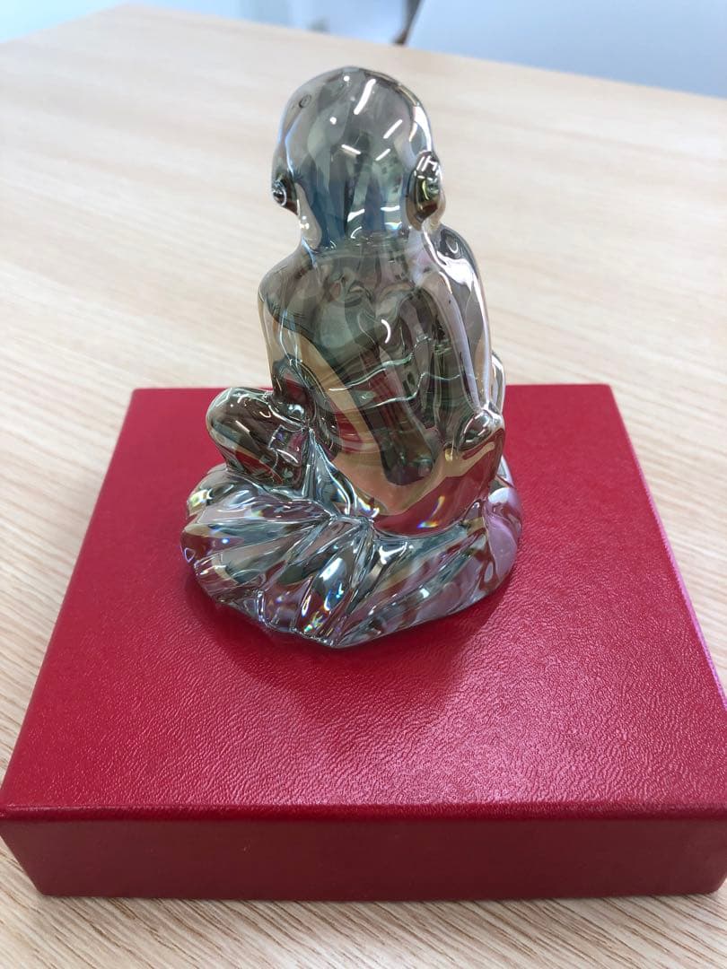 Baccarat 猿の置物 専用箱付き