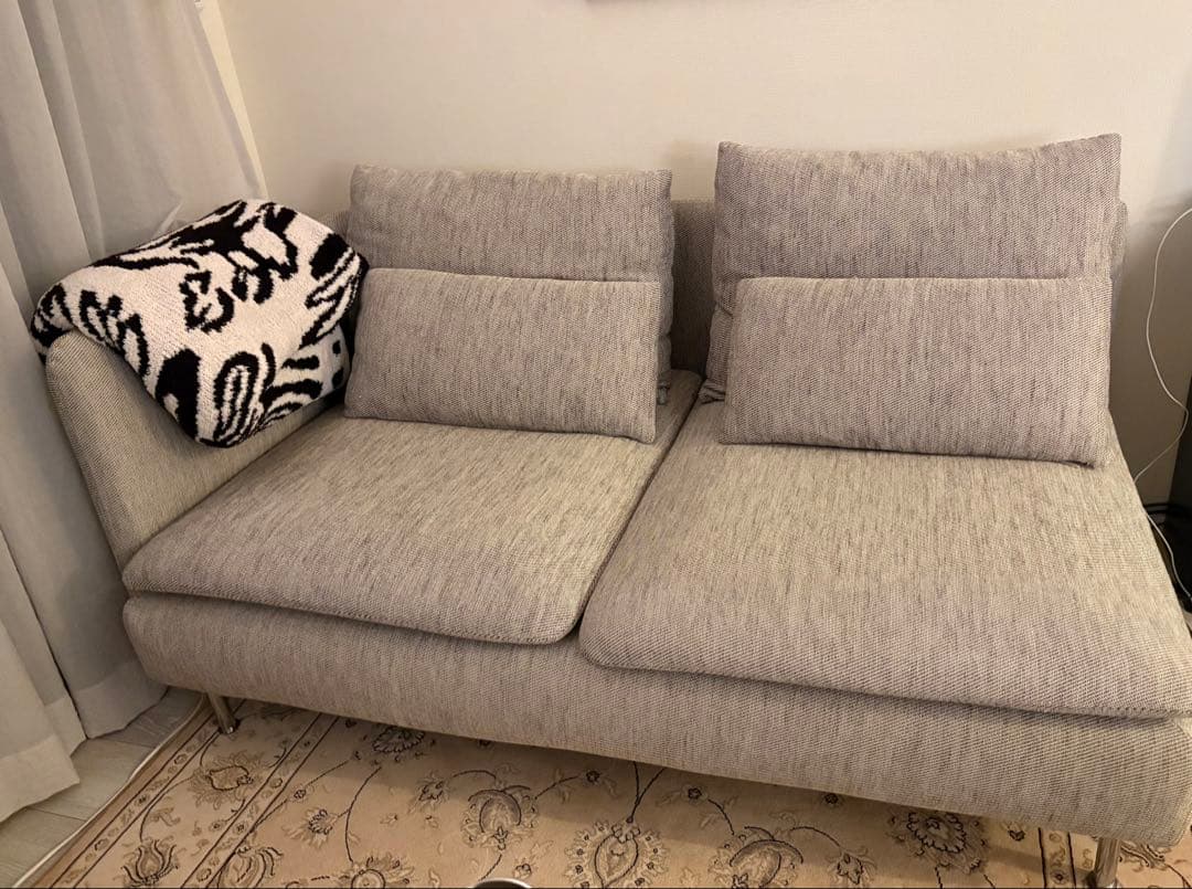 IKEA ソーデルハムン ヴィーアルプ 3人掛けコンパクトソファ 条件付き