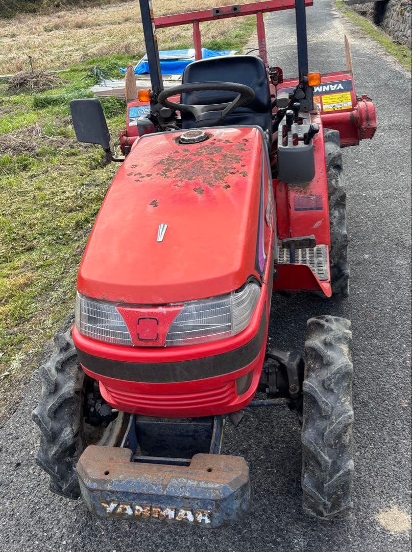 ヤンマートラクターKe-50　4WD 631時間15馬力　自動水平　キャノピー