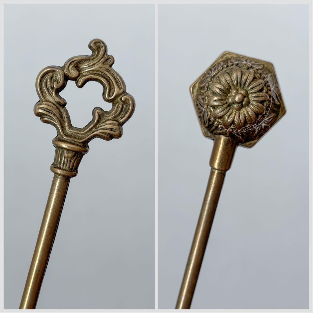 【ドイツ キャンドルスタンドとスナッファーセットT】ヴィンテージ