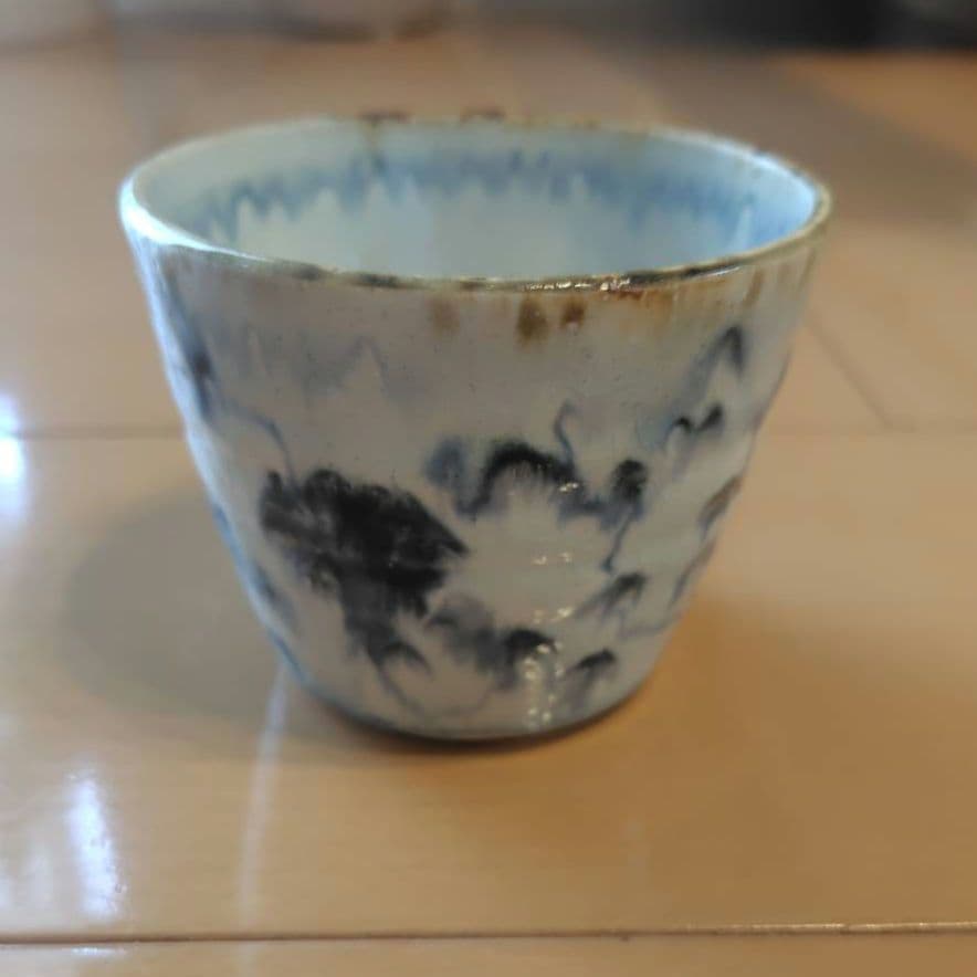 【市野吉記】コウホ窯　蕎麦猪口カップ