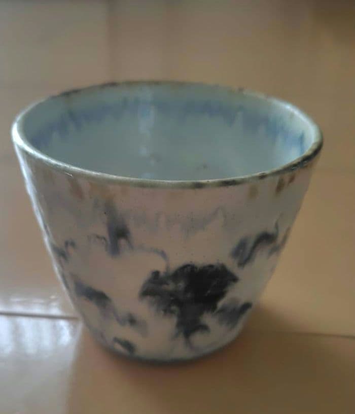 【市野吉記】コウホ窯　蕎麦猪口カップ