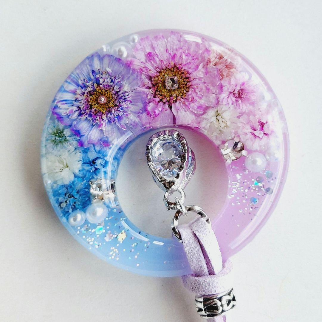 【1708】レジン　マトリカリア　ネックレス　ペンダント　ハンドメイド