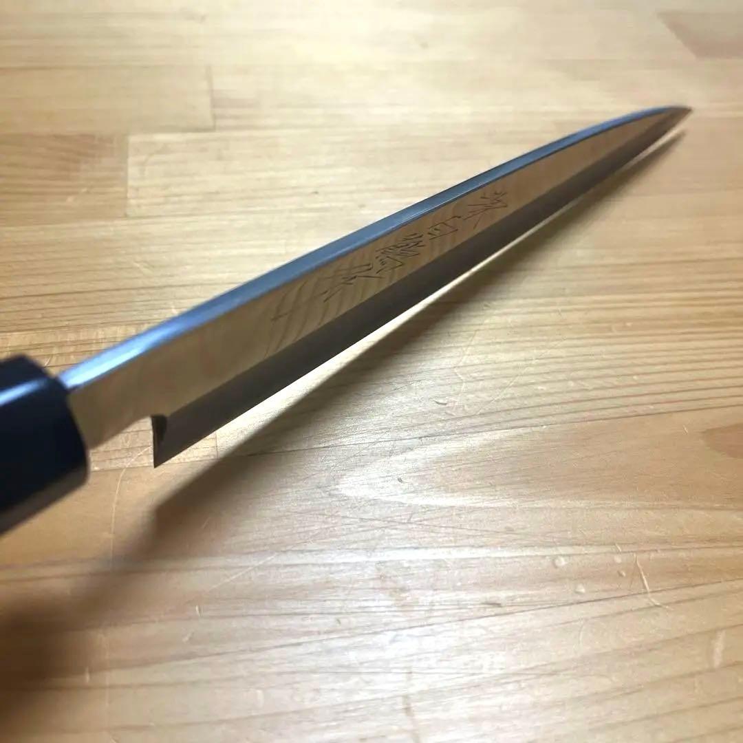 堺打刃物 白鶴作 ペティナイフ 包丁 白ニ鋼 6寸 水牛角柄 - メルカリ