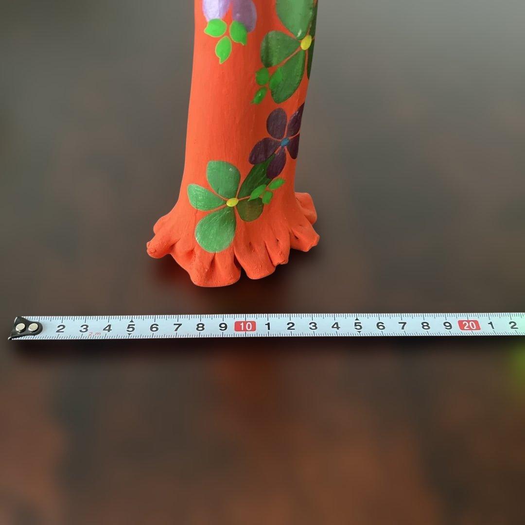 ハンドペイント　陶器　人形　インテリア　エキゾチック　ベネゼイラ