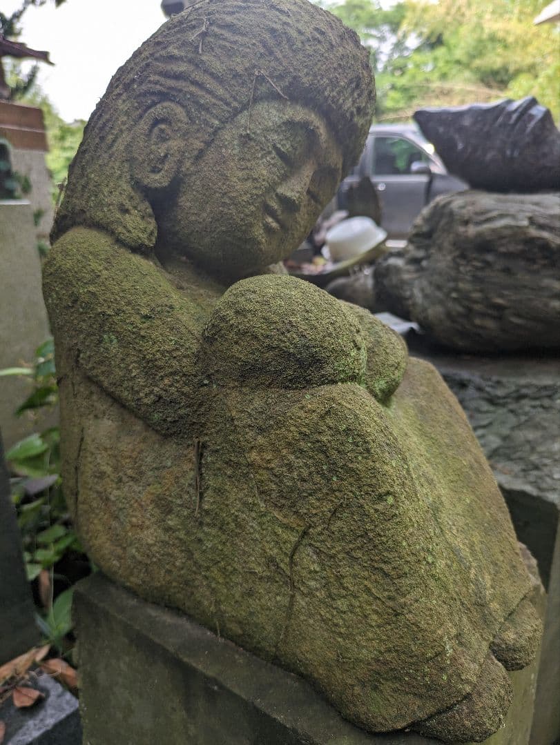 石仏、子安菩薩、多胡石、母子、母性愛、