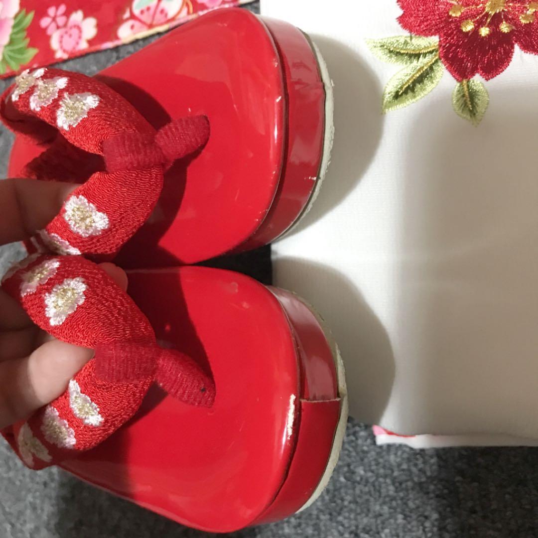 七五三 着物　3歳　簡単着付け