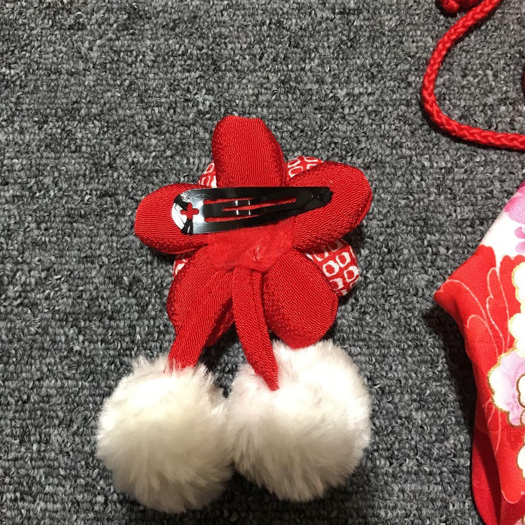 七五三 着物　3歳　簡単着付け