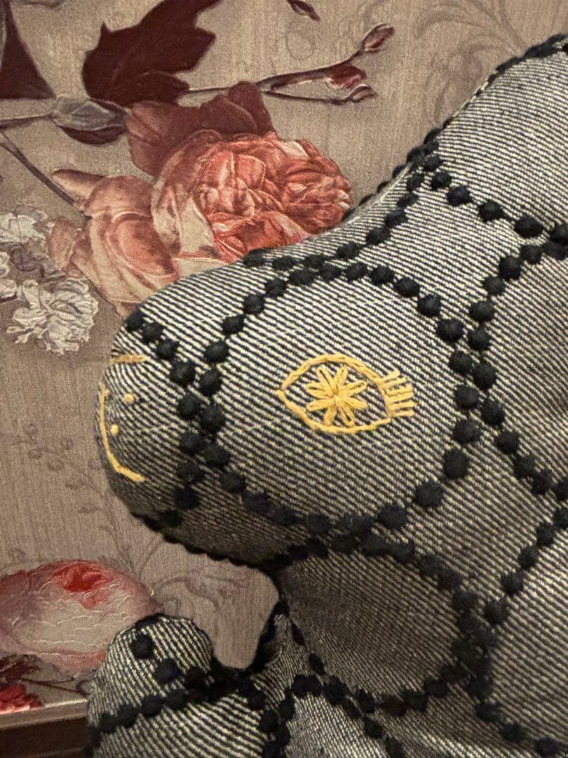 ポアロ様専用 新品未使用 ミナペルホネン クッション tambourine 黒