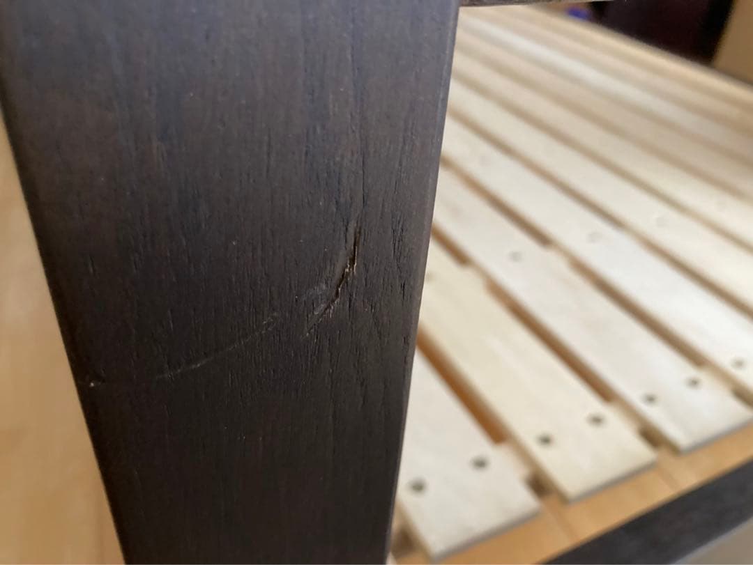 【東京都・直接引き渡し希望】無印良品　シングルベッドフレーム　ブラウン　おしゃれ