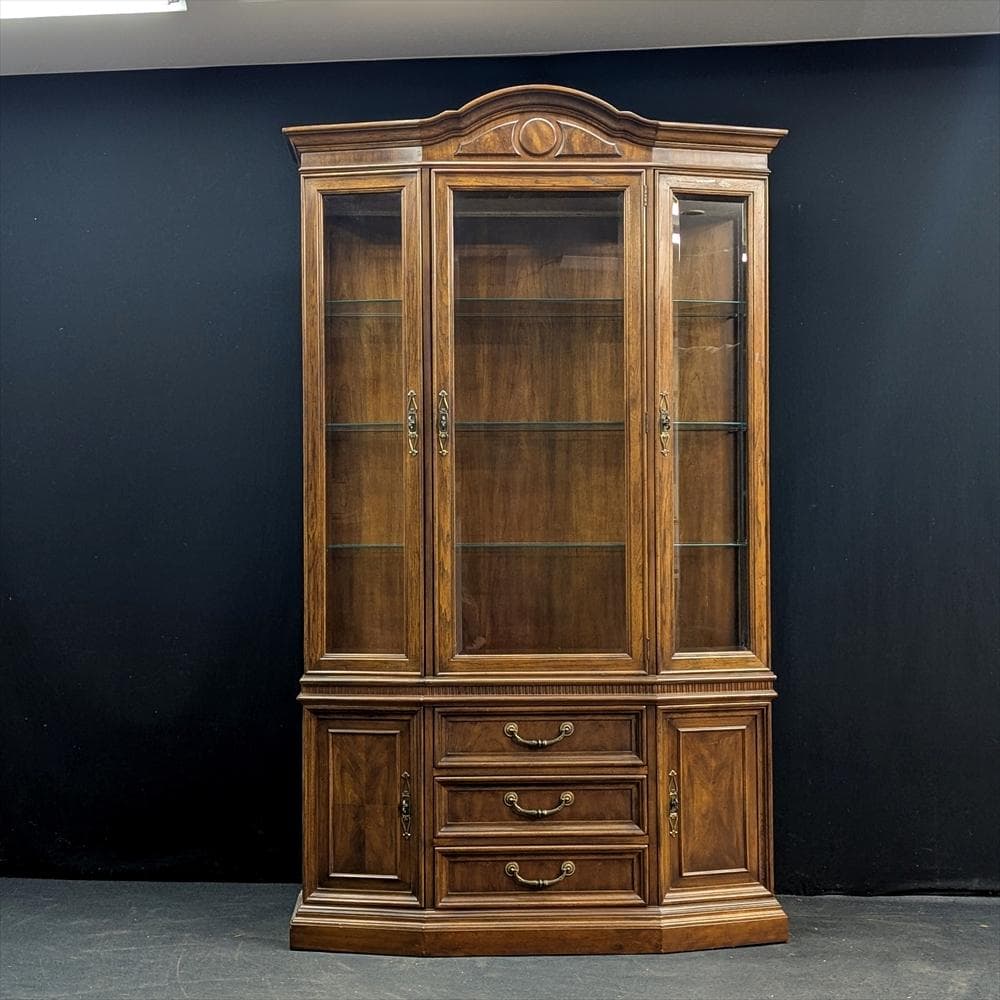 ドレクセルヘリテイジ　飾り棚　キャビネット　リビングボード　キュリオケース