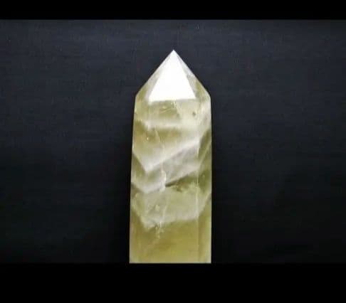 まいける様【超特価！超巨大！極品 虹入り レインボー シトリン 六角柱 ポイント