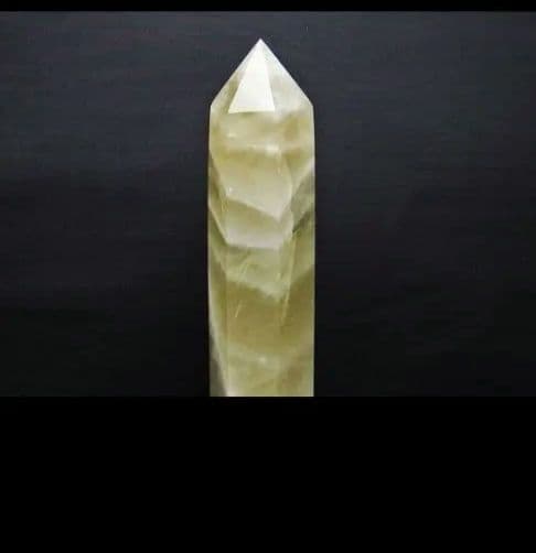 まいける様【超特価！超巨大！極品 虹入り レインボー シトリン 六角柱 ポイント