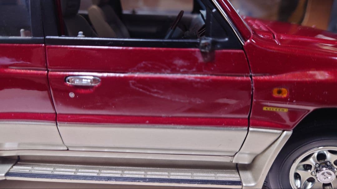 オートアート 1/18 パジェロ 赤 サンルーフ付き - メルカリ