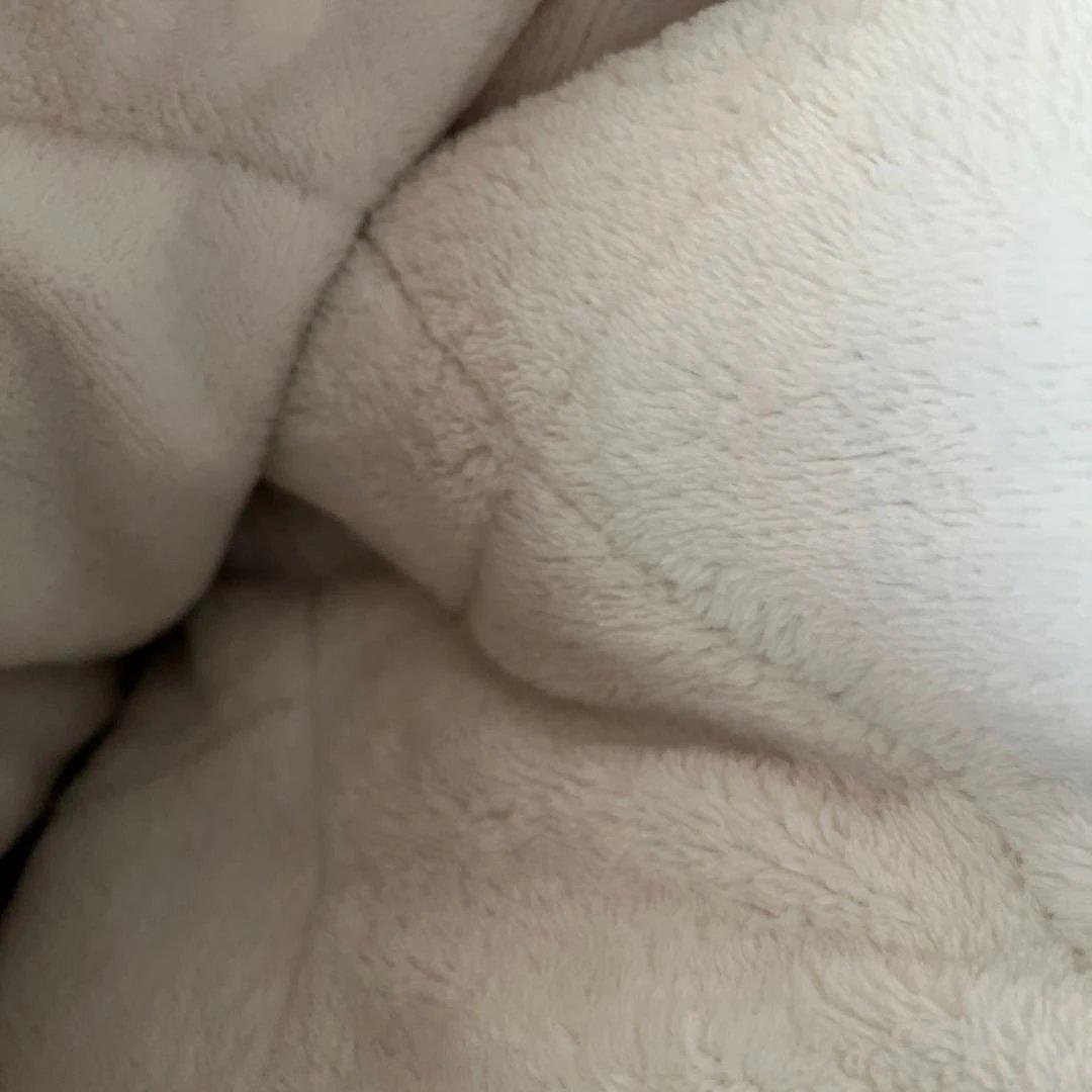 フランネルこたつ布団アイボリー　掛け敷きセット　最終お値下げです