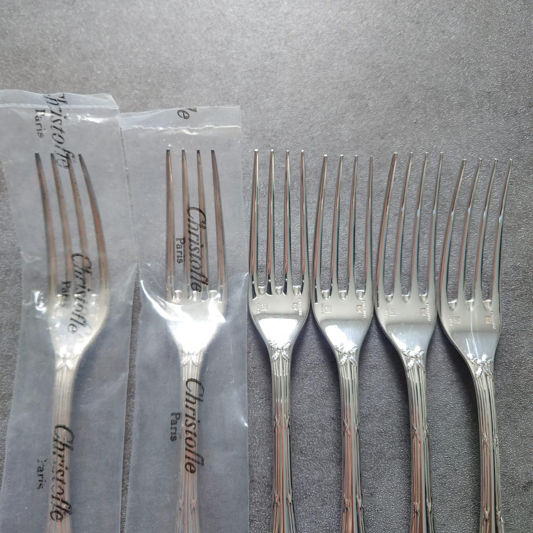美品 クリストフル リュバン デザートフォーク 未開封含む 6点