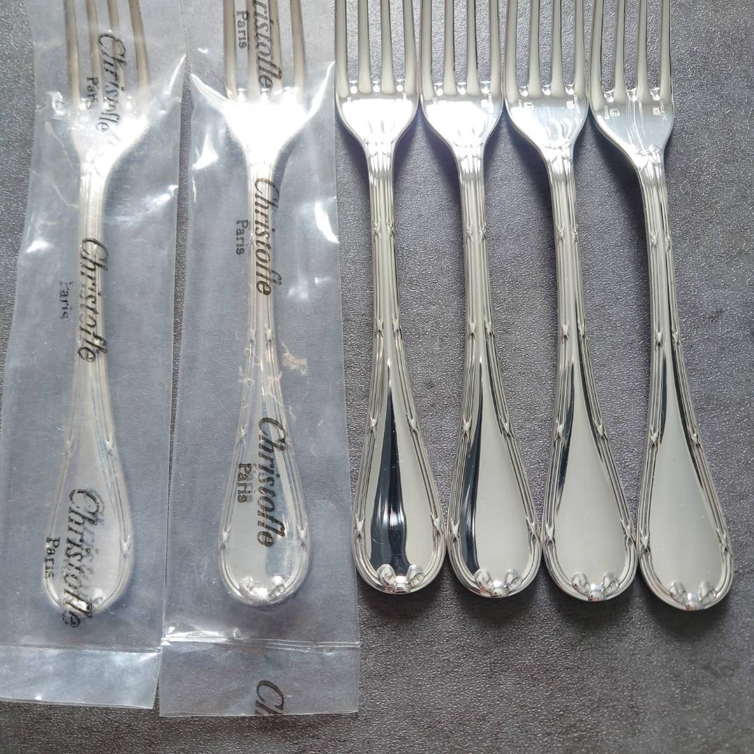 美品 クリストフル リュバン デザートフォーク 未開封含む 6点