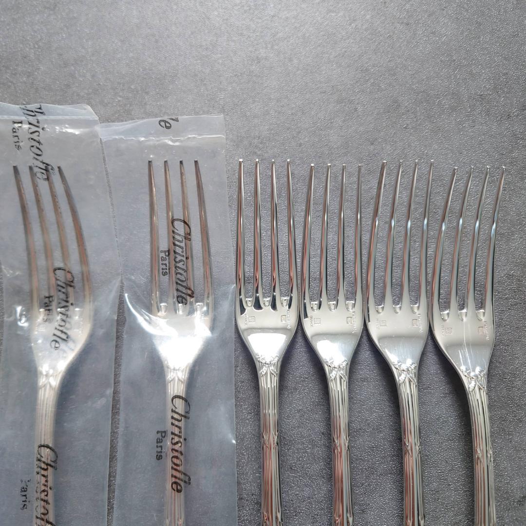 美品 クリストフル リュバン デザートフォーク 未開封含む 6点