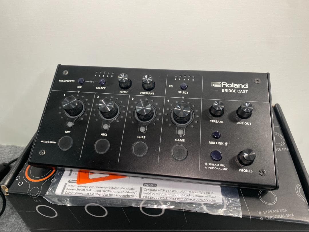 Roland BRIDGE CAST キャプチャーボード　配信機器