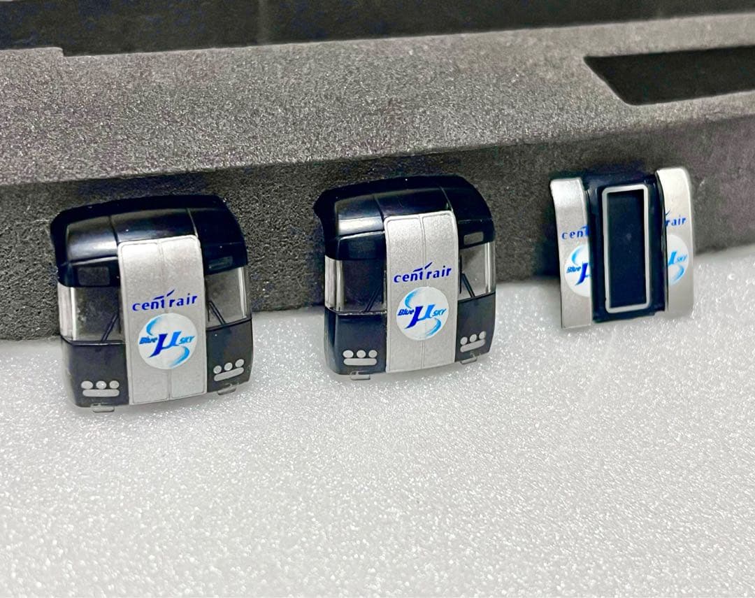 名鉄2000系　ブルーミュースカイ交換用前面ガラスパーツ+更新LED行先デカール