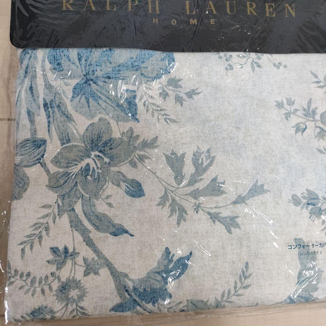２組ラルフローレンコンフォーターカバー 150x210枕カバー２枚花柄