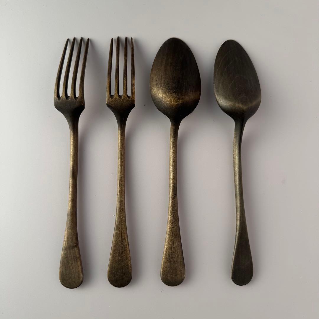 北村栄太　カトラリーセット フォーク2本 スプーン2本