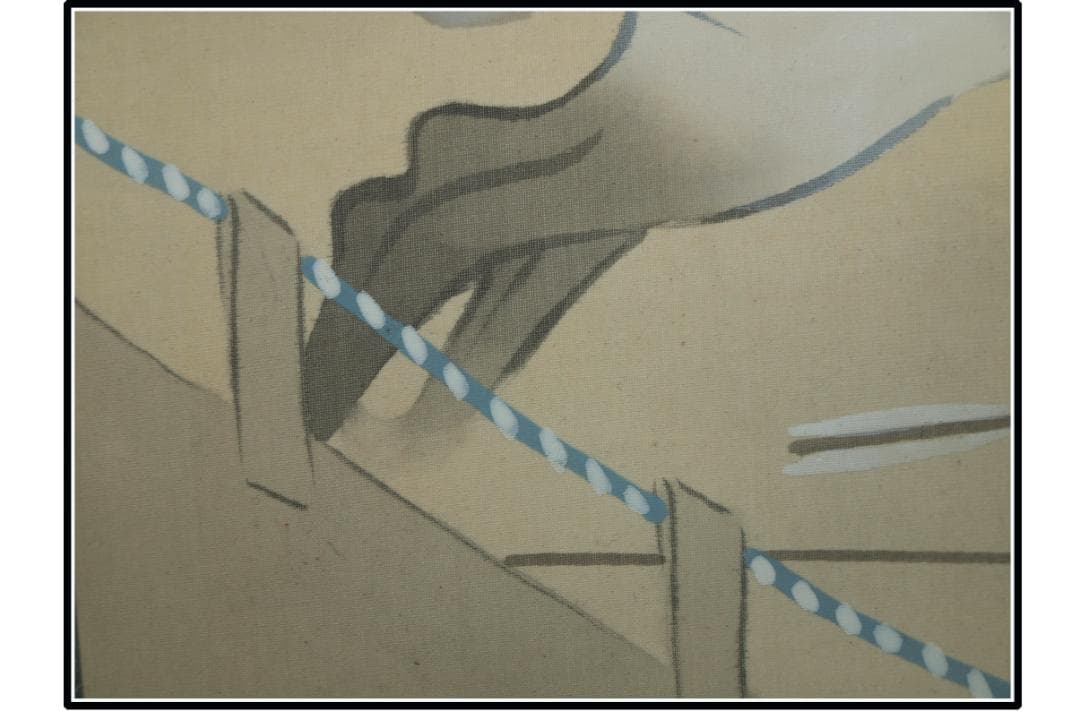 解体屋委託品 日本江戸時代肉筆掛け軸その3※激安骨董品 X1148C3-2