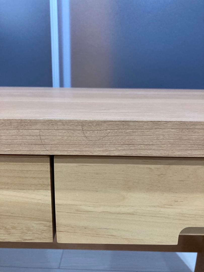 堀田木工所　ベルメゾン　木製デスク パソコンデスク　学習机