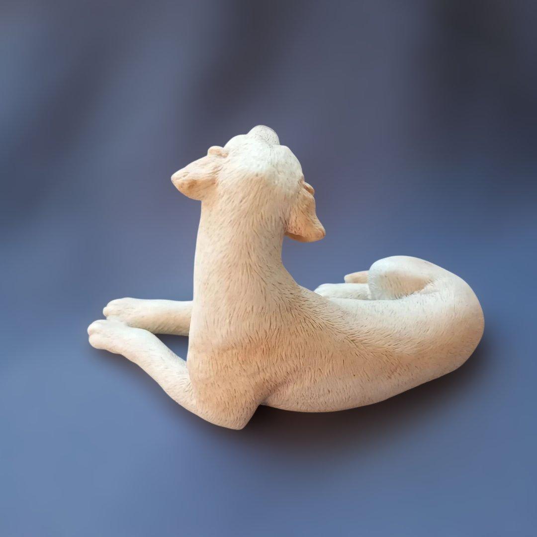 イタリア、castagna カスターニャ ラブラドール フィギュア 置き物