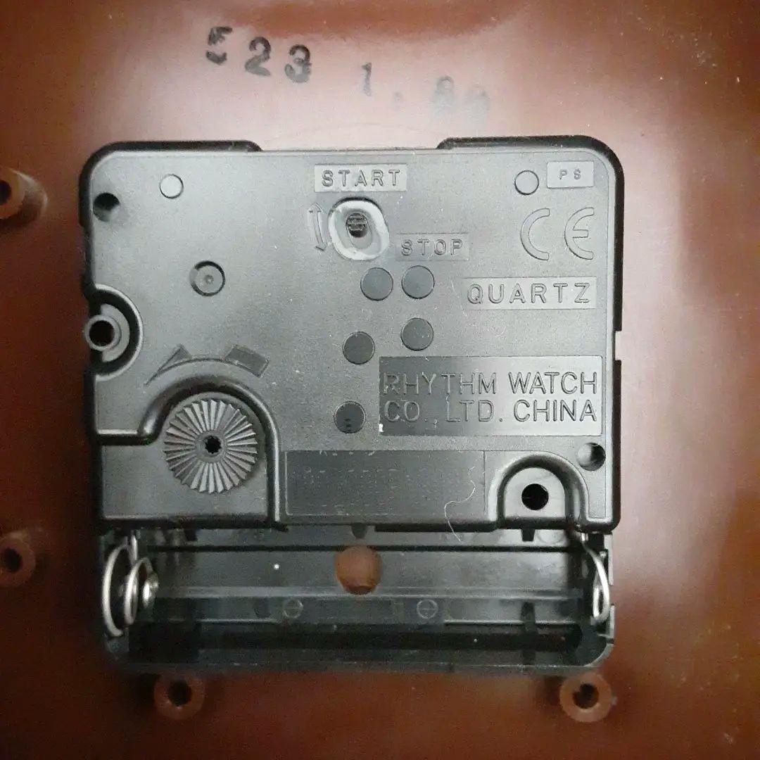 CITIZEN　クオーツ　掛時計 木製フレーム　約45cm　水晶時計　レトロ