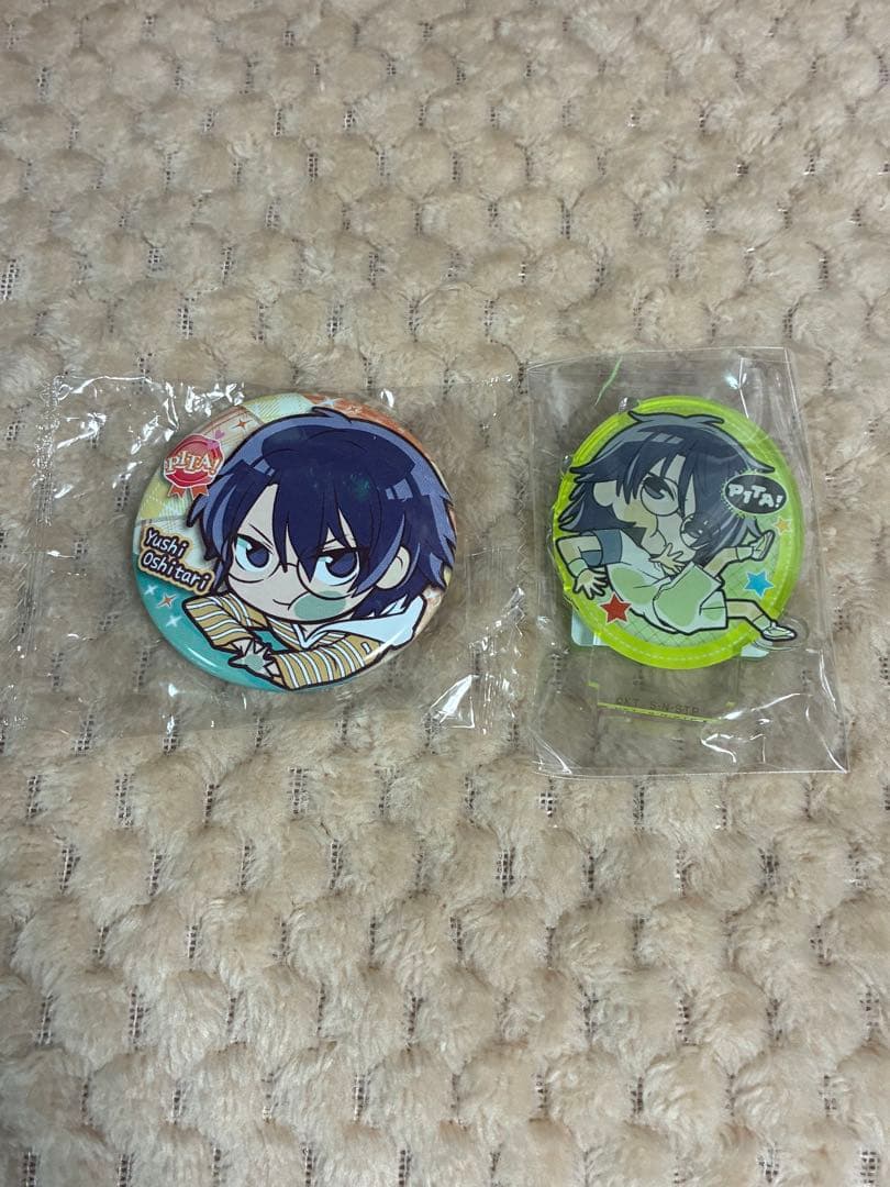 テニスの王子様 ぴたでふぉめ 缶バッジ アクスタ 忍足侑士 - メルカリ