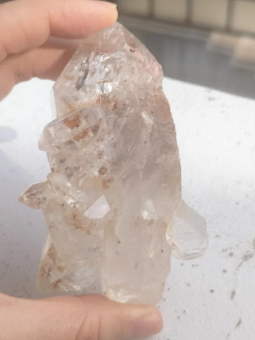 能量チャージ【8cmハーキマーダイヤモンド150g原石】C213パワーストーン