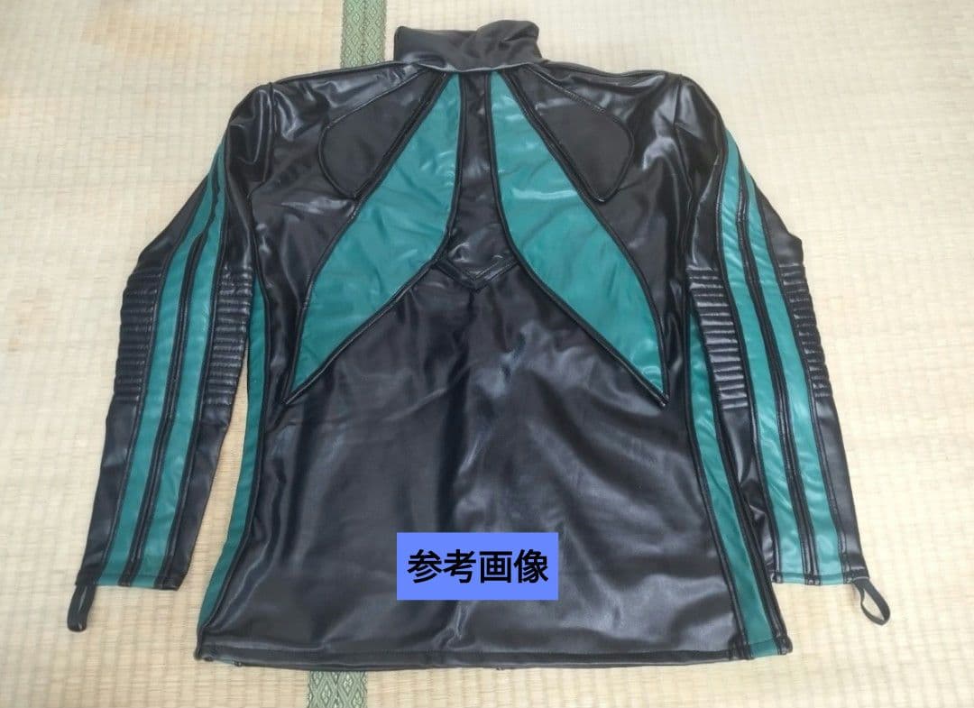 ☆中古品 スーツ ズボン上着 Lサイズ コスプレ 革ジャン 特撮ヒーロー