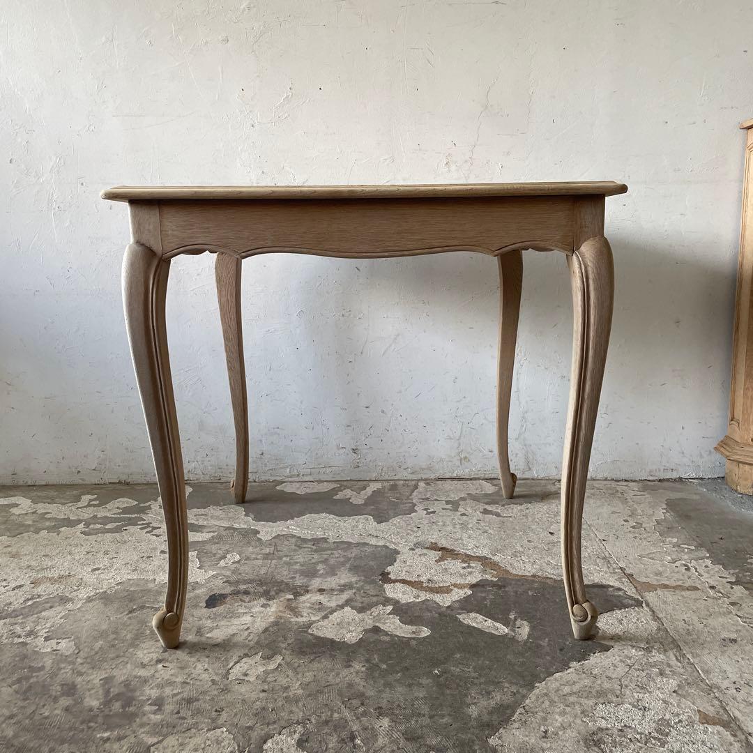 kkeeビンテージ　ダイニングテーブル デスク　作業台猫脚　剥離