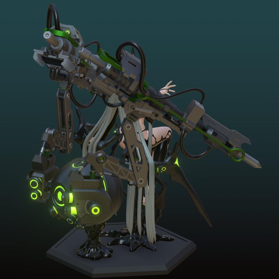 ガレージキット 勝利の女神:NIKKE レヴィアタン / 未塗装未組立