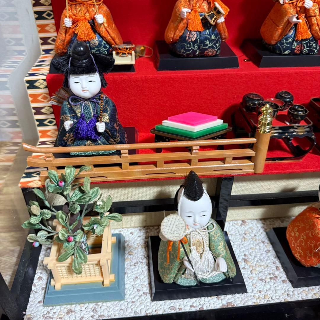 雛人形 春日雛 5段飾り 江戸木目込 15人 伝統工芸品 初節句 ひなまつり
