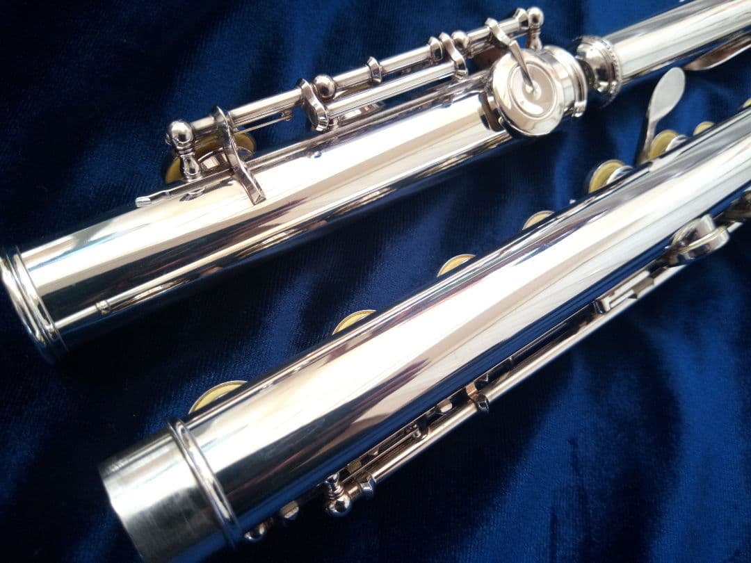 ◇フルメンテ済◇極上品◇【総銀製】ヤマハフルートハンドメイド YFL63