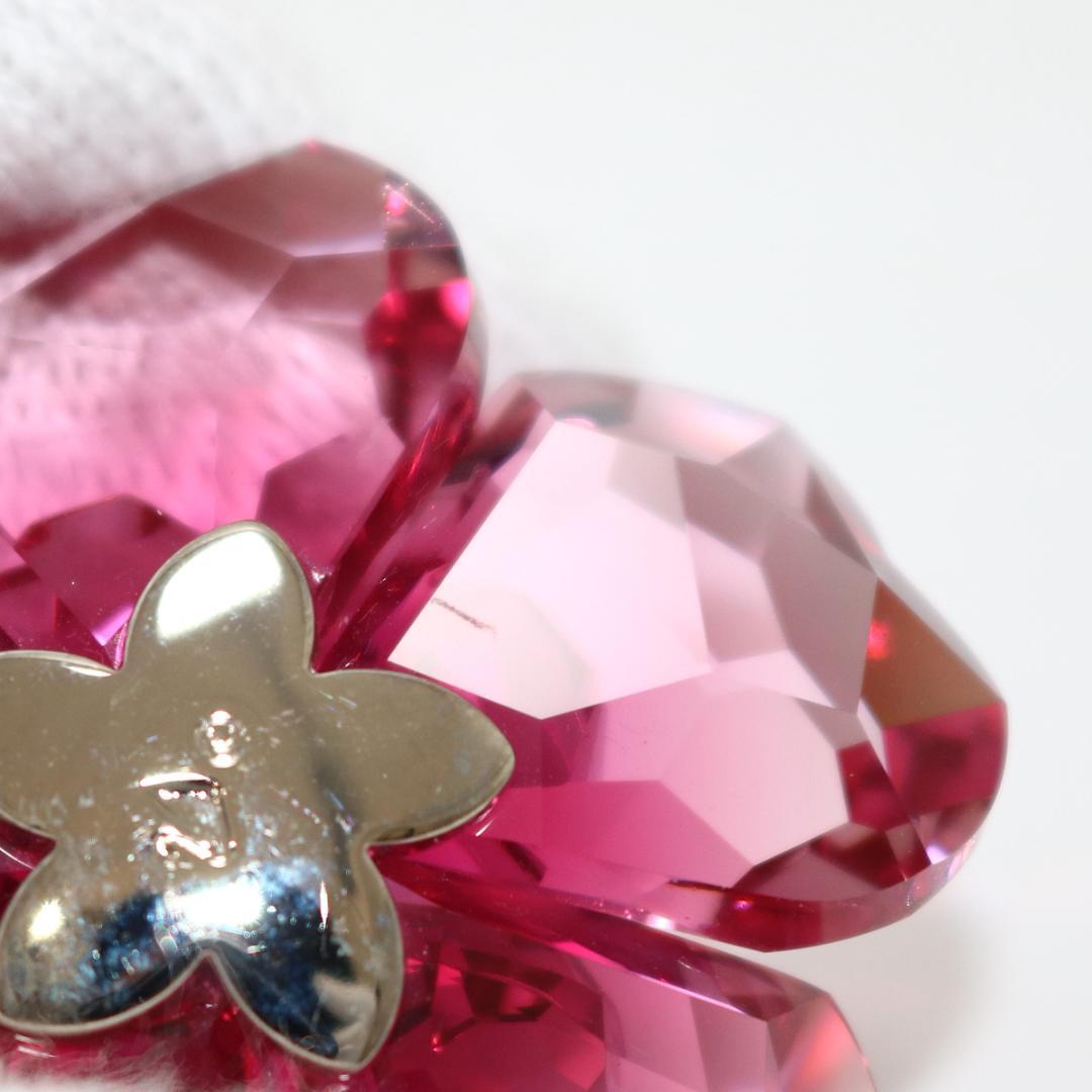 美品】スワロフスキー Darose クリスタルレッド 956808 フラワー