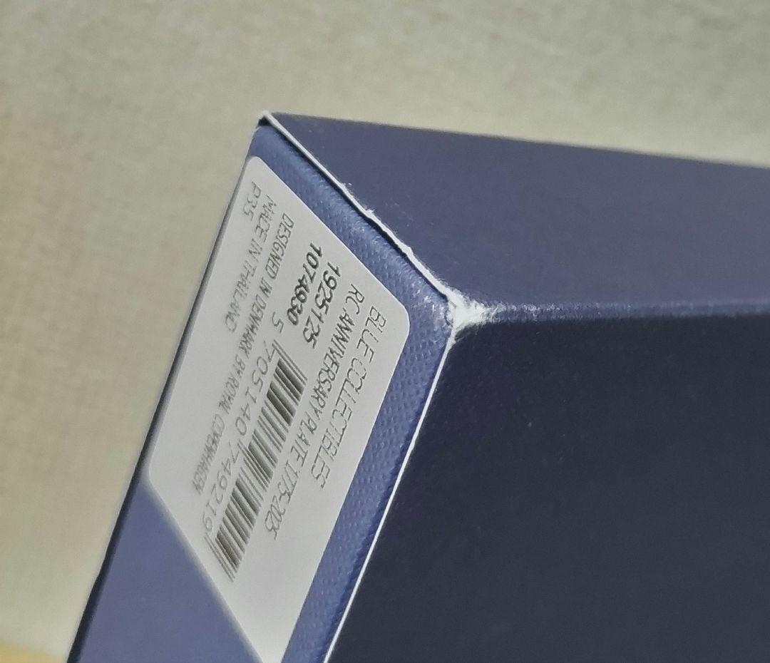 【新品】ロイヤルコペンハーゲン 250周年記念 プレート18cm 青 限定モデル