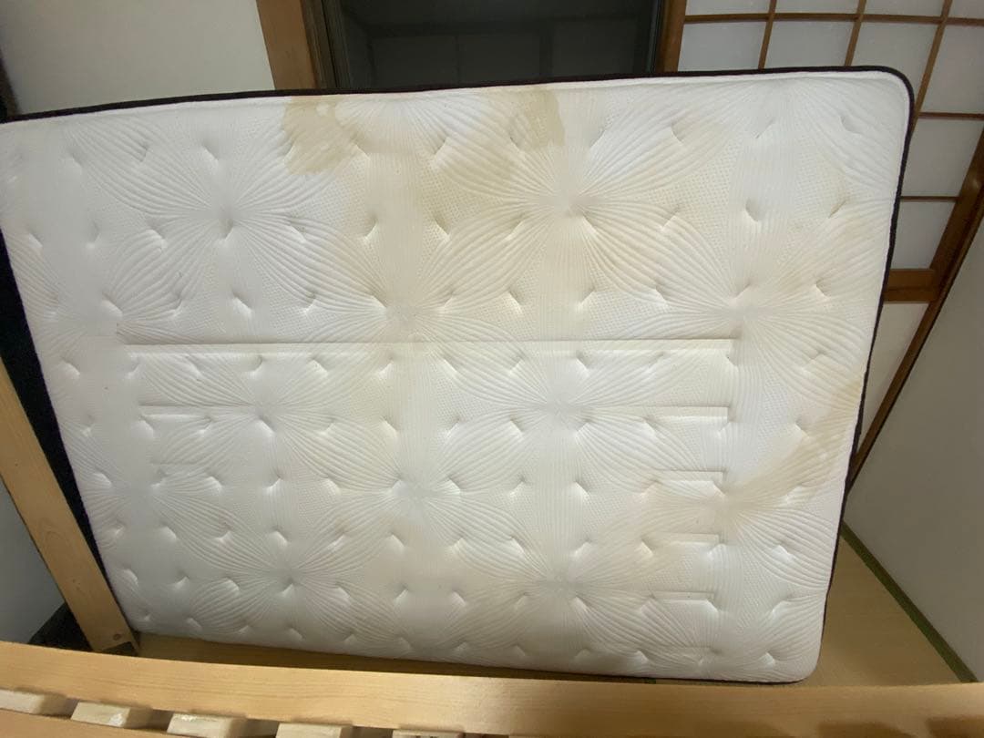 訳あり　中古　元値15万円超《送料込》フランスベッド　マットレス　ダブル