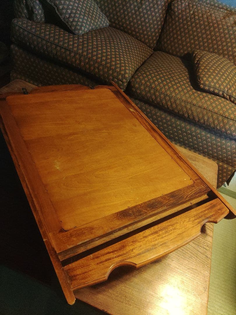 希少　オールドカリモク　コロニアルシリーズ　ウォールミラー　壁掛け　鏡　レトロ